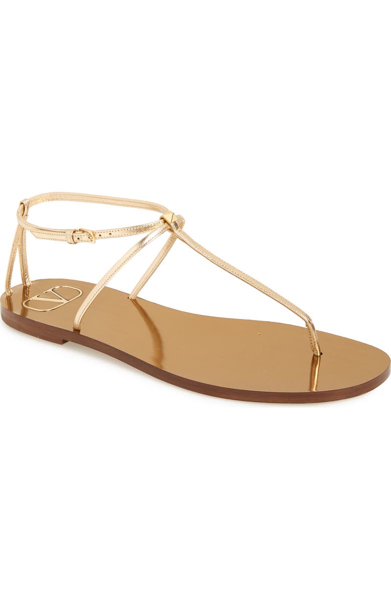 Valentino Garavani Rockstud T-Strap Sandal, Main, color,