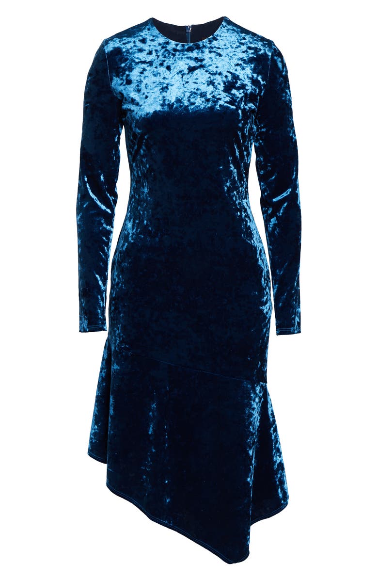 Black Halo Maddox Velvet Sheath Dress, Alternate, color,