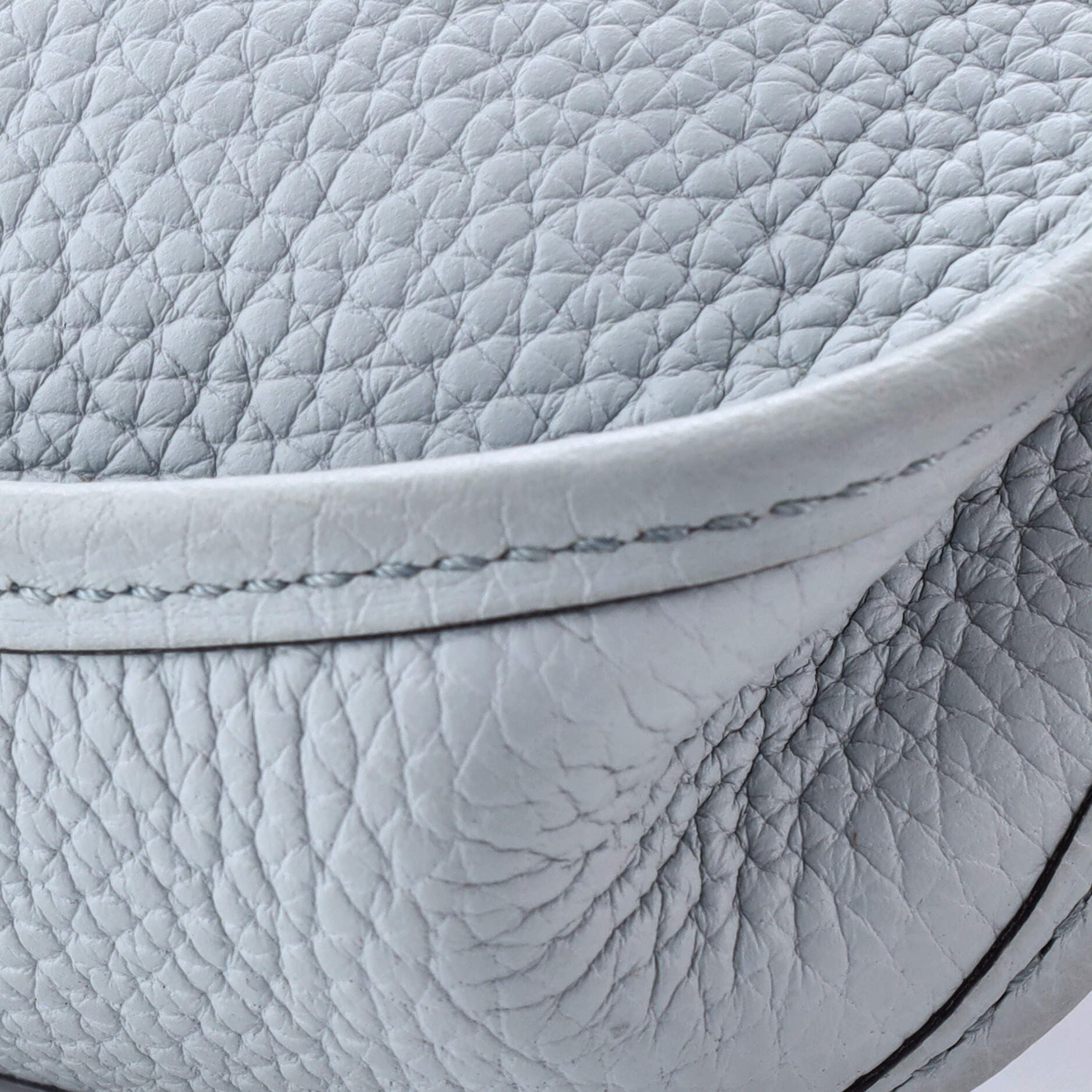 Pre-Owned Hermes Evelyne Bag Gen III Clemence TPM, Alternate, color, Bleu Glacier