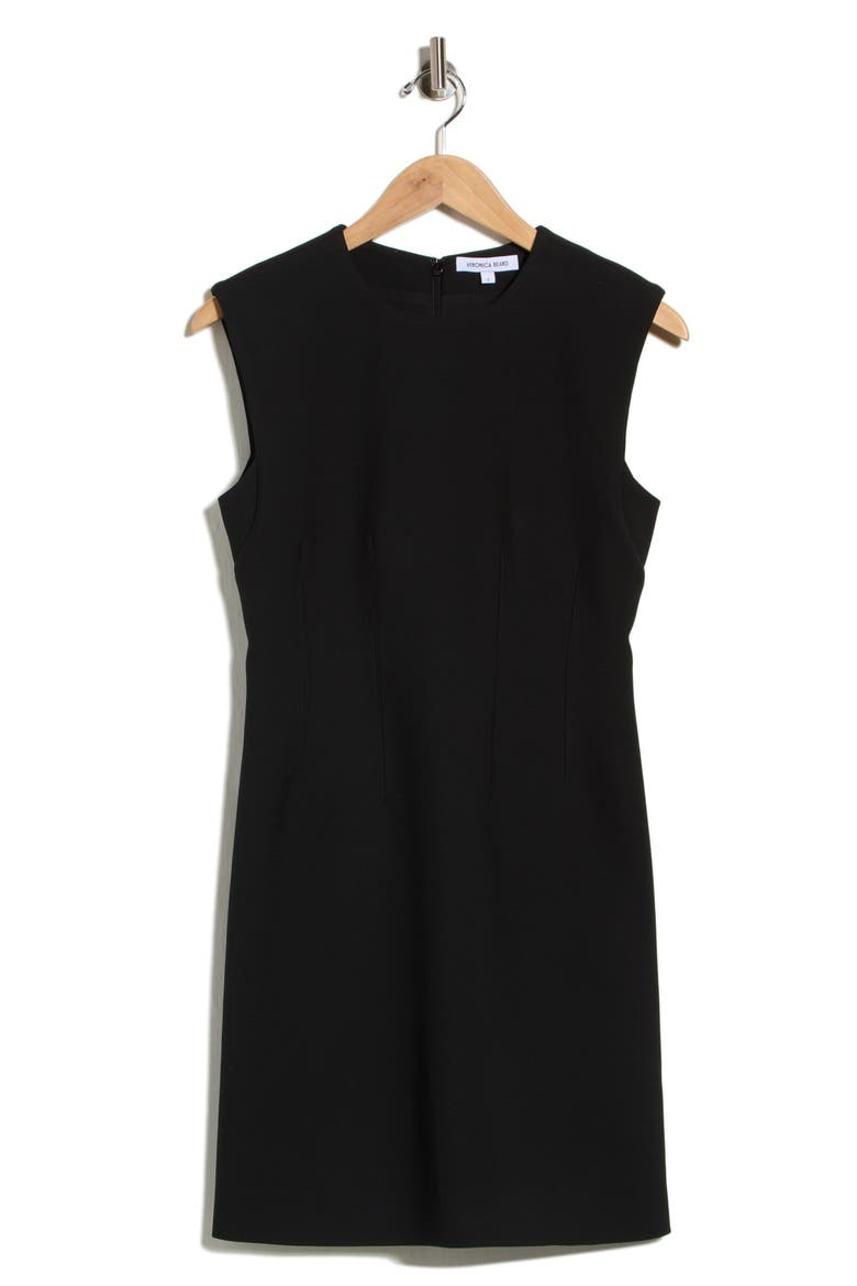 Anais Sheath Dress, Main, color, BLACK