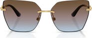 Dolce&Gabbana 62mm Oversize Gradient Cat Eye Sunglasses