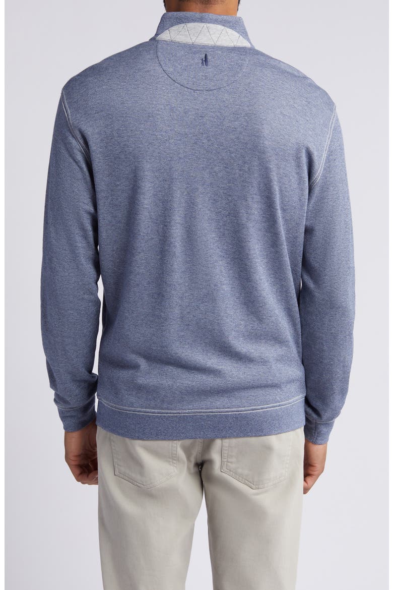 Hanks Heathered Quarter Zip Pullover, Alternate, color, NAVY