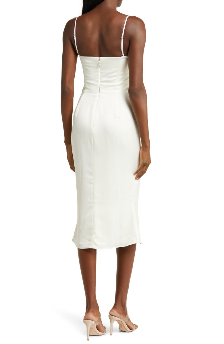 HOUSE OF CB Amalia Cutout Satin Body-Con Dress, Alternate, color,