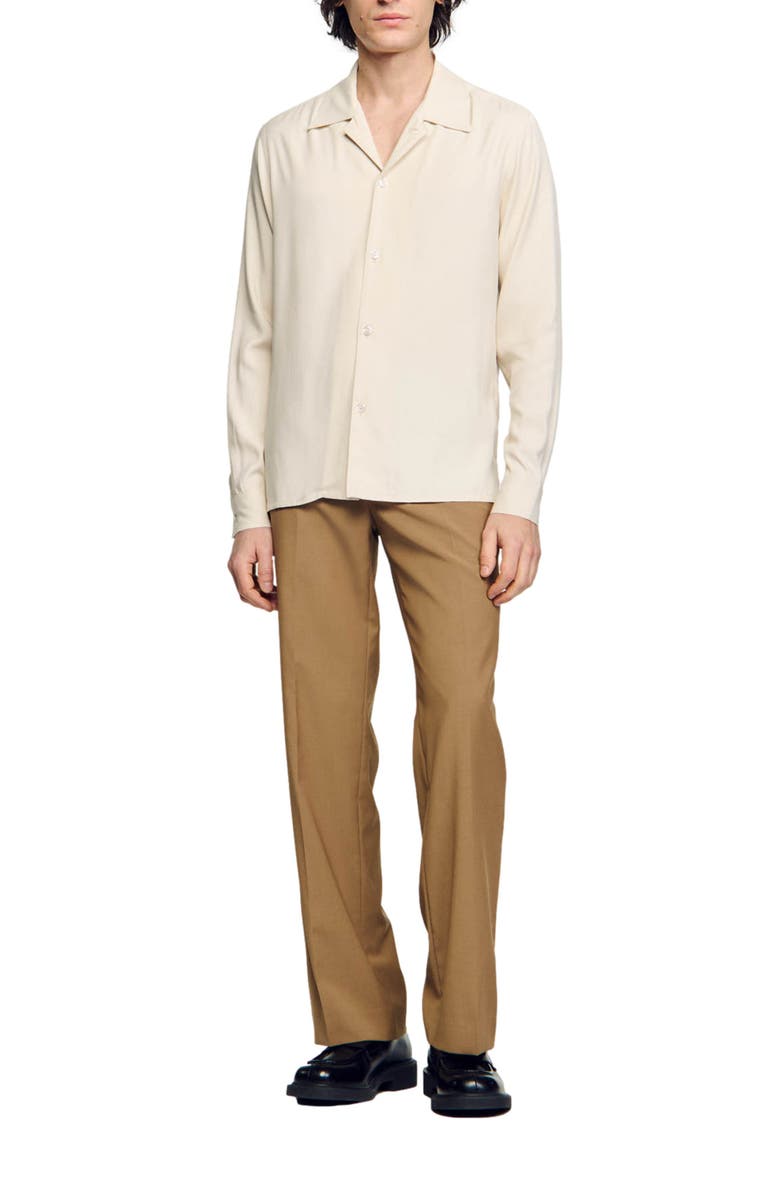 SANDRO Requin Button-Up Shirt, Alternate, color, 