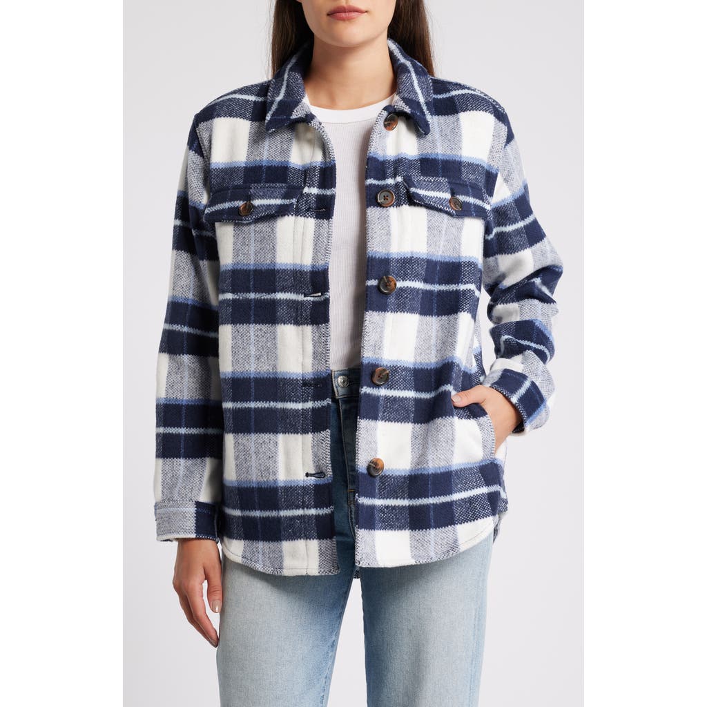 Caslon ® Plaid Brushed Flannel Shacket