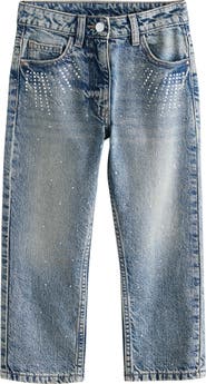 NEXT Kids' Sequin Splatter Jeans