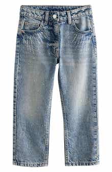 NEXT Kids' Sequin Splatter Jeans