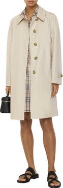 Burberry Mid-length Tropical Gabardine Camden Car Coat
