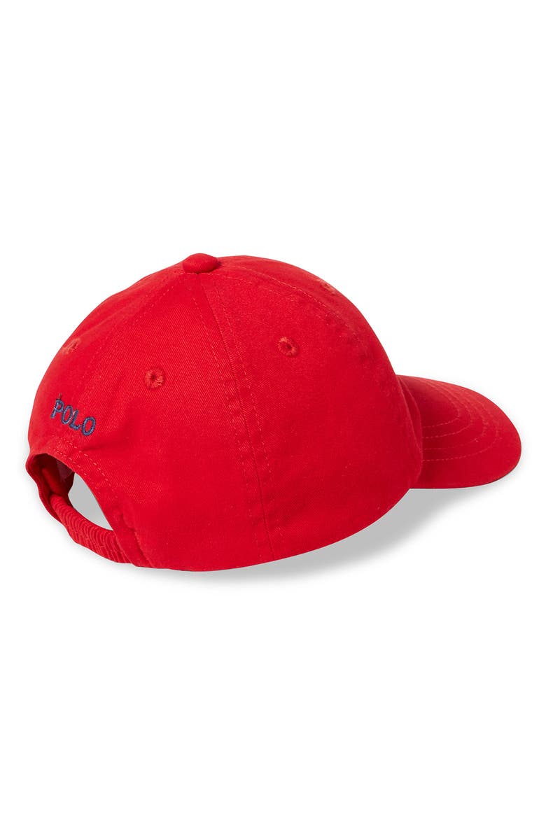 Ralph Lauren Kids' Classic Chino Cap, Alternate, color, Red
