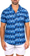 Maceoo Marthy Blue Camp Shirt
