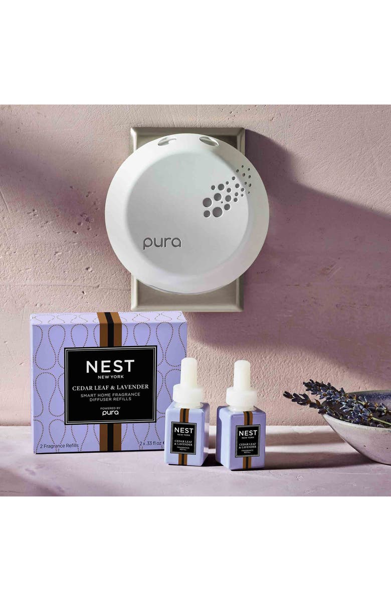NEST New York New York Pura Smart Home Fragrance Diffuser Refill Duo, Alternate, color, Cedar Leaf And Lavendar