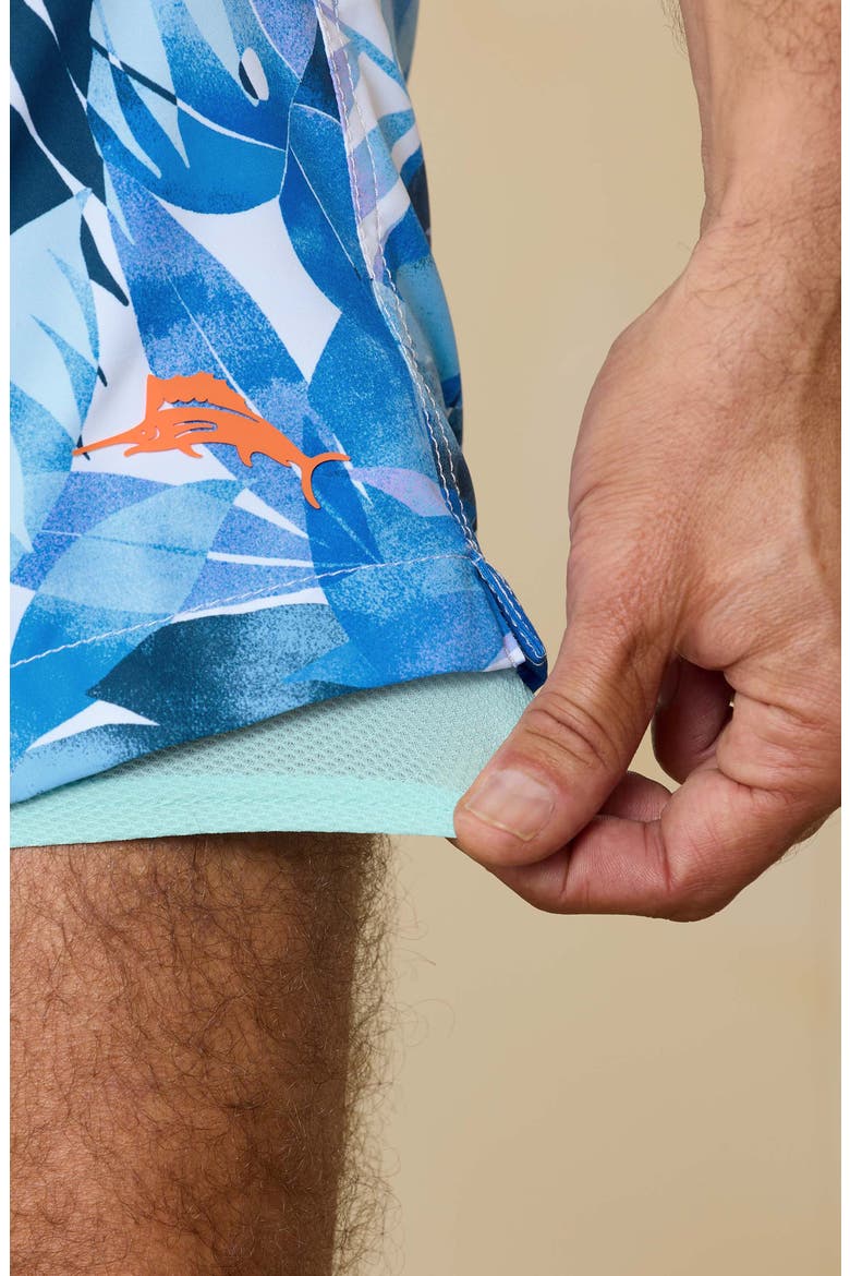 Baja Palma Fresca Swim Trunks, Alternate, color, MARE NAVY