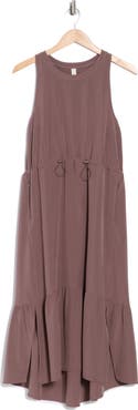 Zella Pursuit Tiered Midi Dress