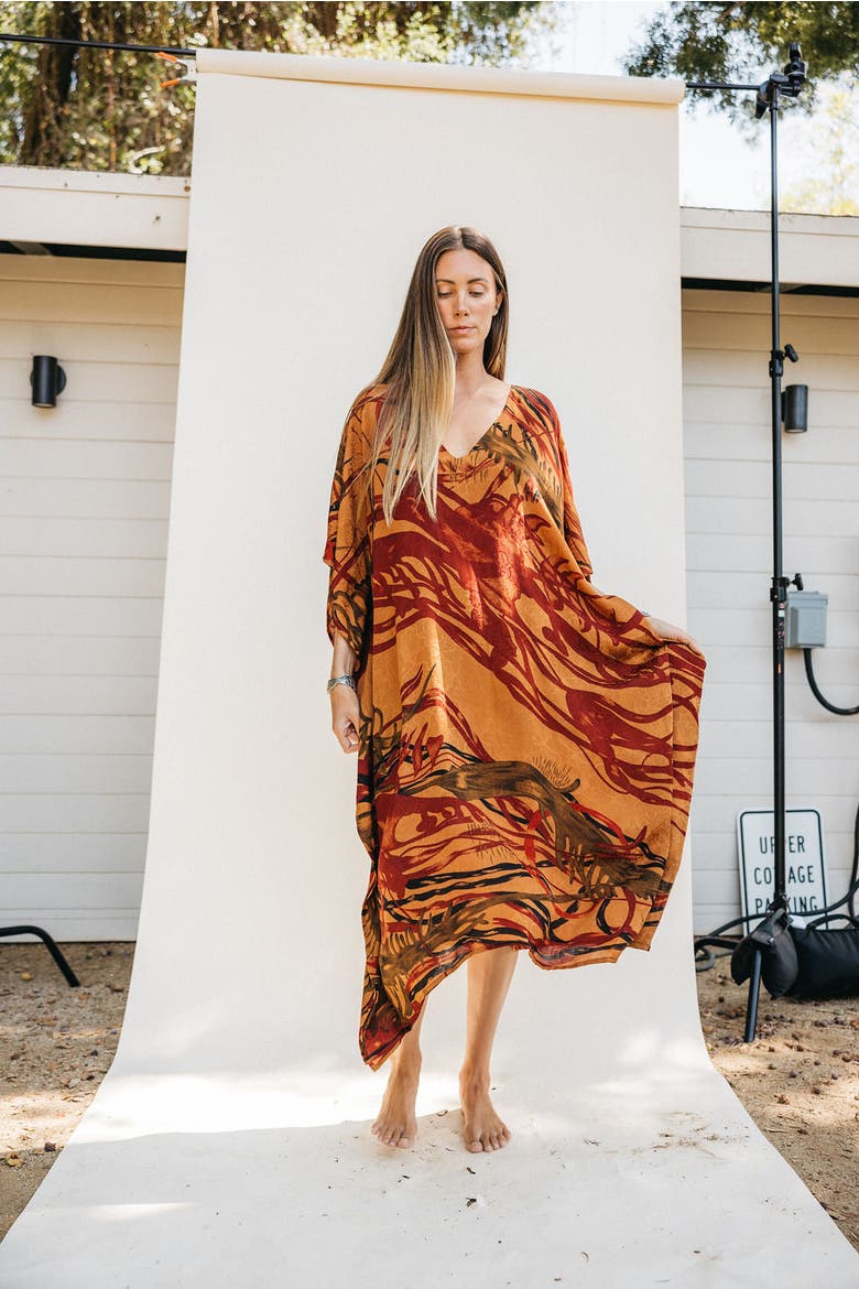 Long Caftan Daisy, Alternate, color, Yellow