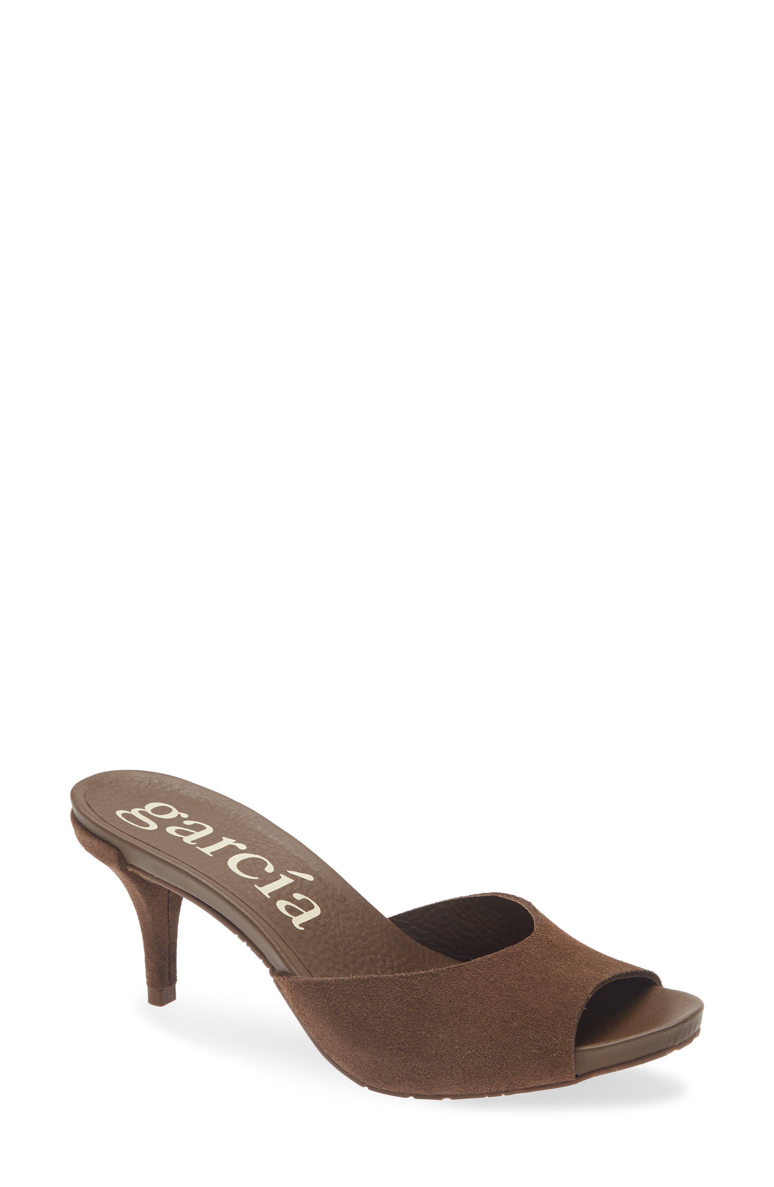 Pedro Garcia Welch Slide Sandal, Main, color, Chocolat Castoro
