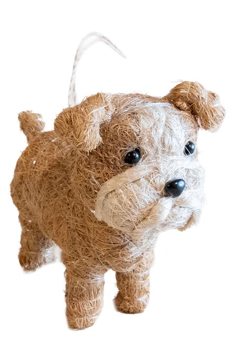 English Bulldog Handwoven Ornament