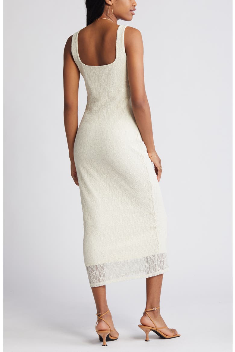 Lace Sleeveless Maxi Dress, Alternate, color, IVORY DOVE