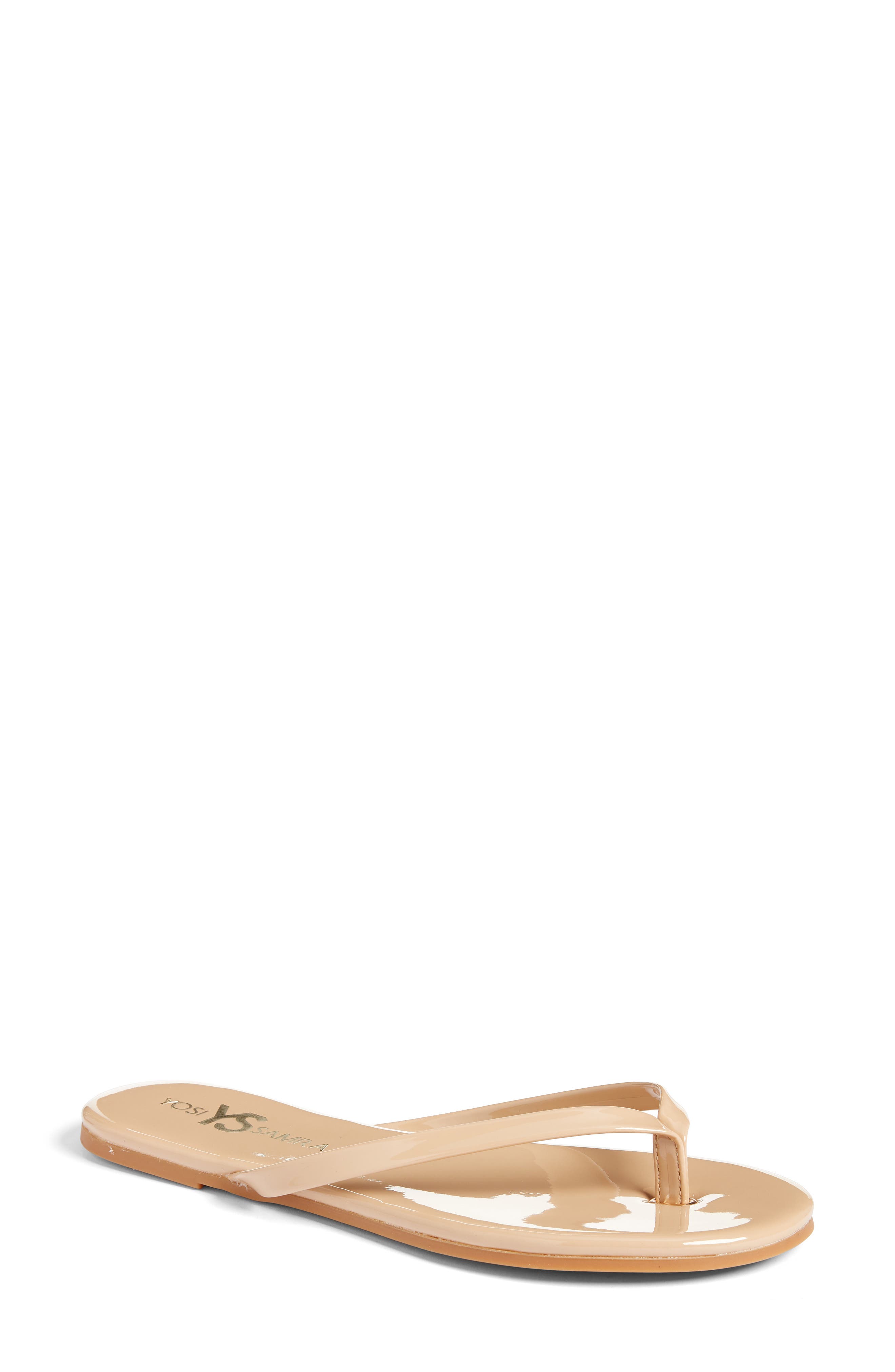 Rivington Flip Flop, Main, color, NUDE