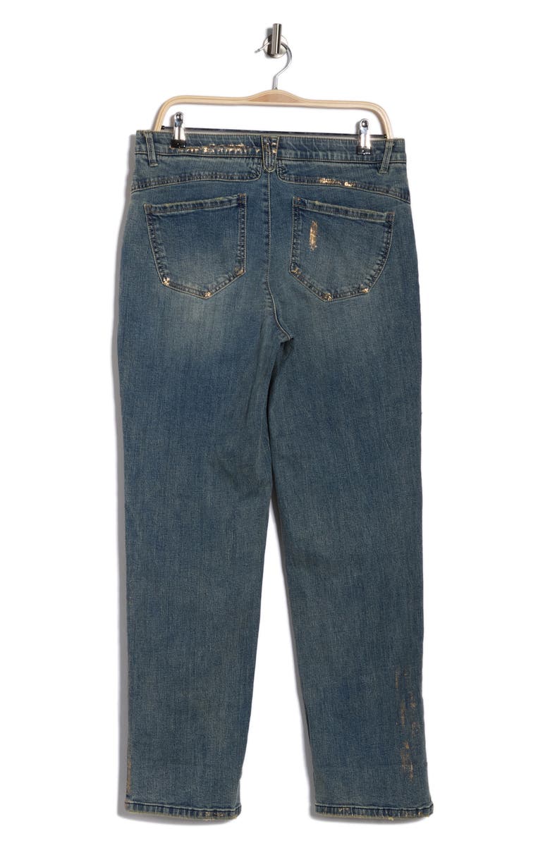 Democracy AbSolution High Waist Boyfriend Jeans, Alternate, color, Mid Blue Artisanal