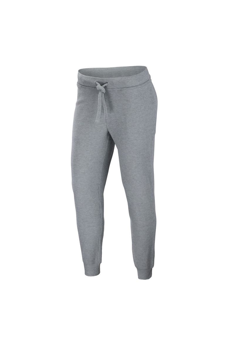Women's WEAR by Erin Andrews Heather Gray Boston Red Sox Logo Pullover Hoodie & Pants Sleep Set, Alternate, color, Heather Gray
