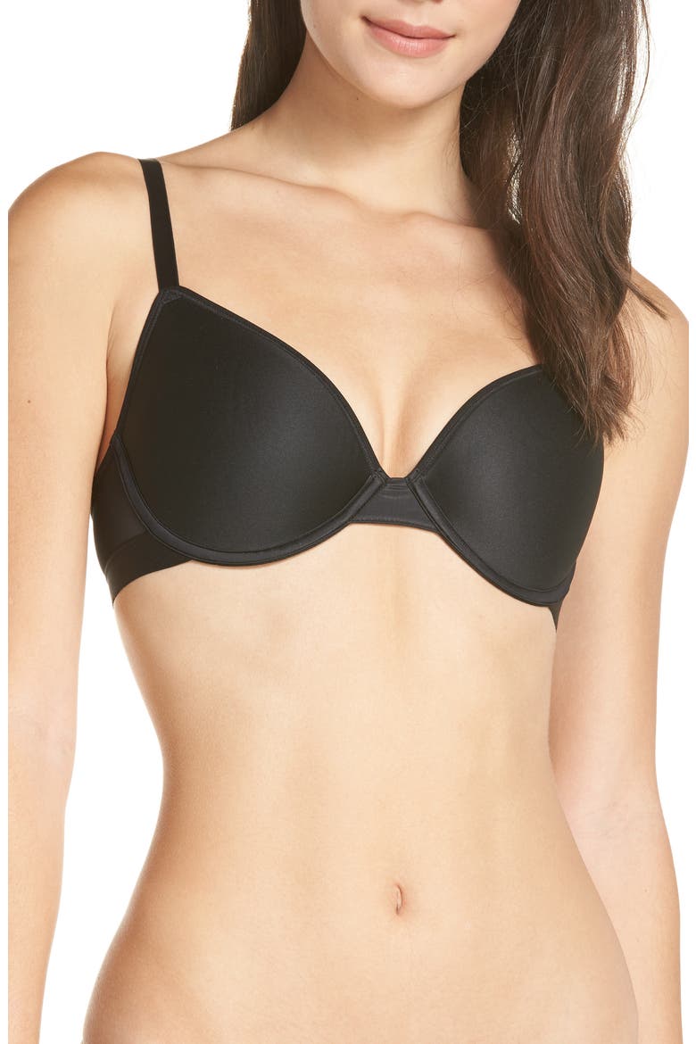Molded Underwire Bra, Main, color, BLACK