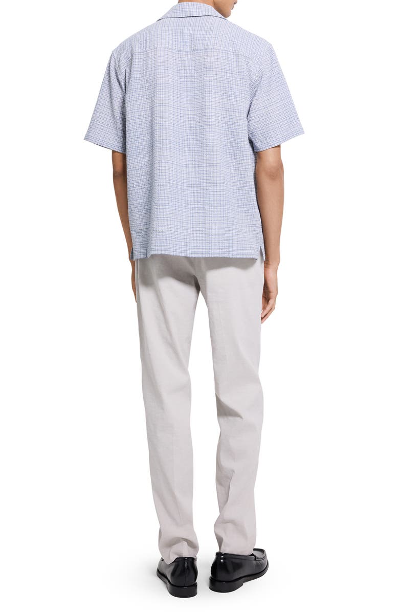 Theory Mini Tex Camp Shirt, Alternate, color, Bering Multi