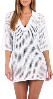 Sunshine 79 Resort Open Stitch Cover-Up Tunic