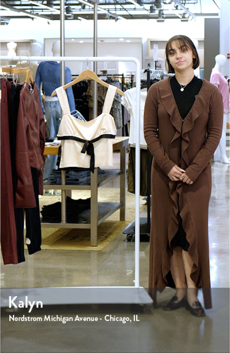 Natalia Open Back Satin Tank, sales video thumbnail