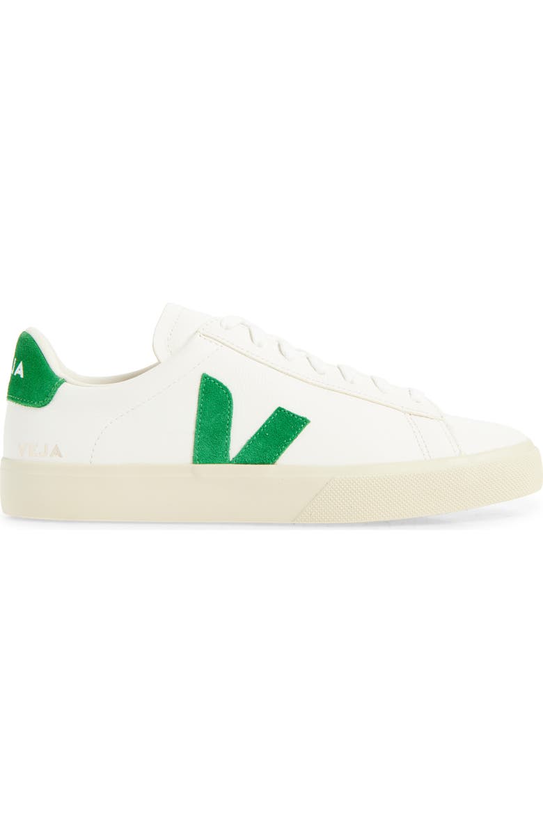 Veja Campo Sneaker, Alternate, color, Extra White/ Emeraude