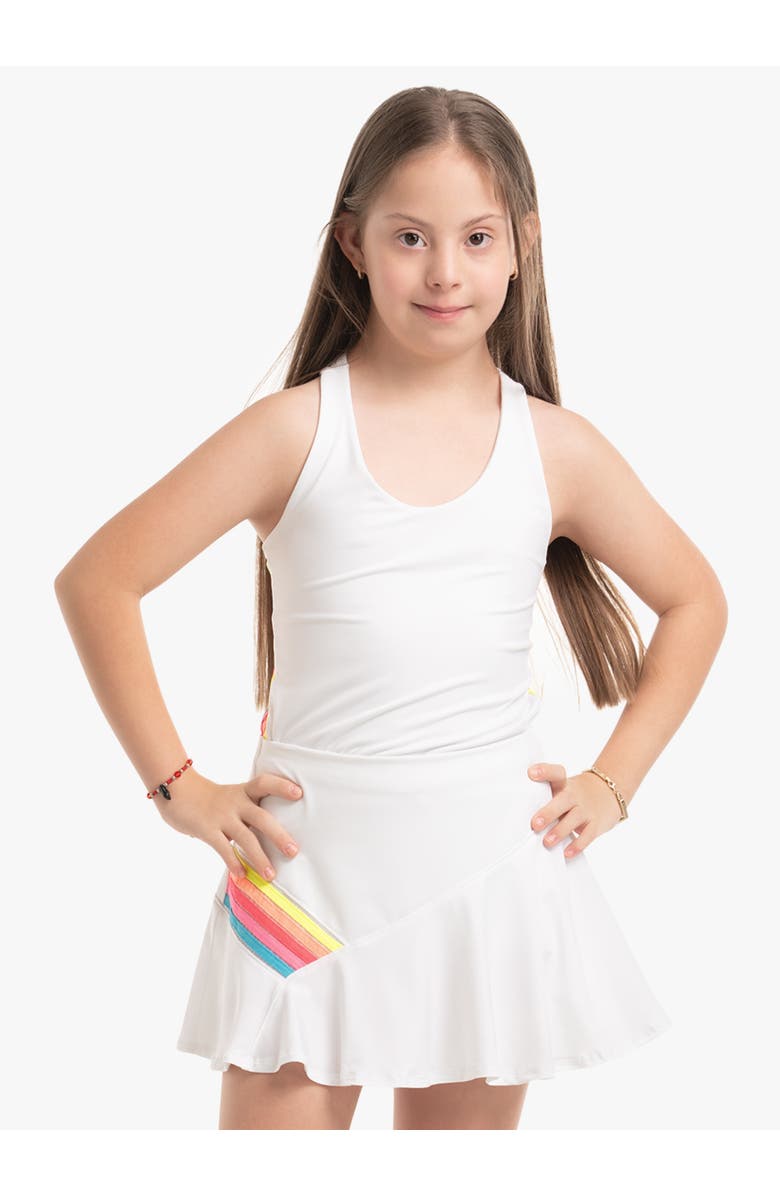 Lucky in Love Prisma Stripe Tank, Alternate, color, Rainbow