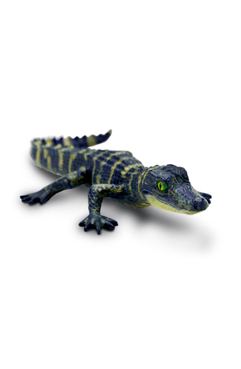Safari Ltd. Alligator Baby Wildlife Kids Toy Figure, Alternate, color, NO COLOR