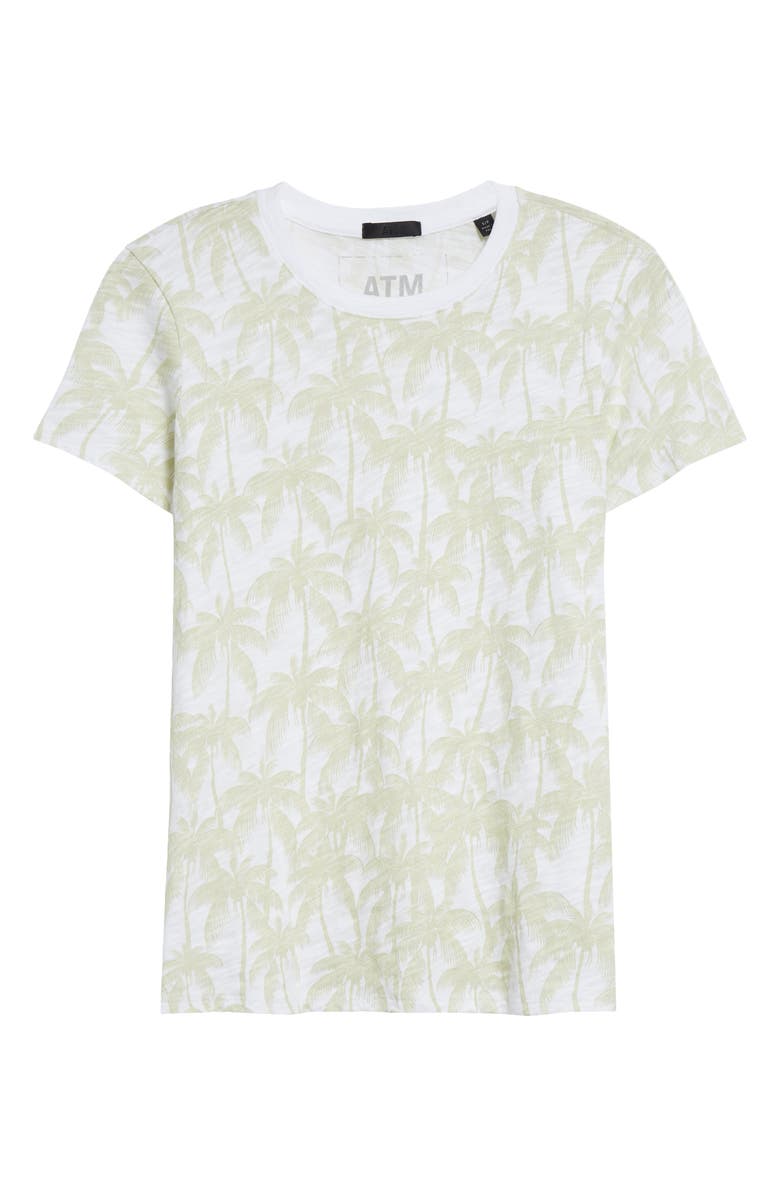ATM Anthony Thomas Melillo Palm Print Cotton T-Shirt, Alternate, color,