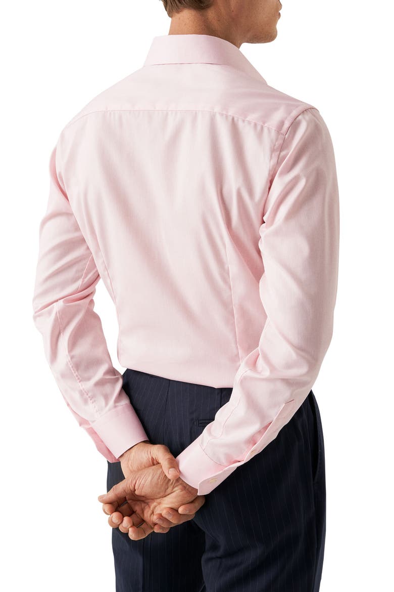 Contemporary Fit Twill Dress Shirt, Alternate, color, PINK