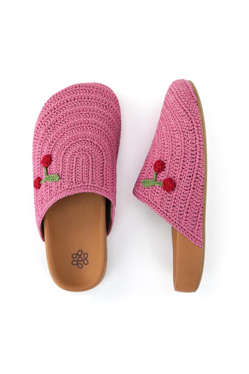 The Sak Bolinas Clog In Pink Cherries