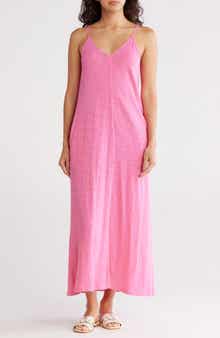ATM Anthony Thomas Melillo Slub Jersey Maxi Slipdress