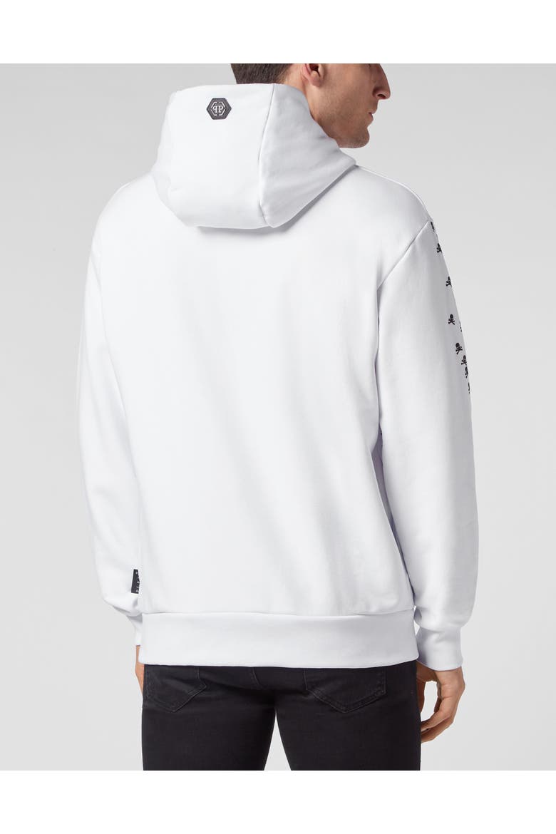 Hoodie Sweatshirt Skull&Amp;Bones Men, Alternate, color, white