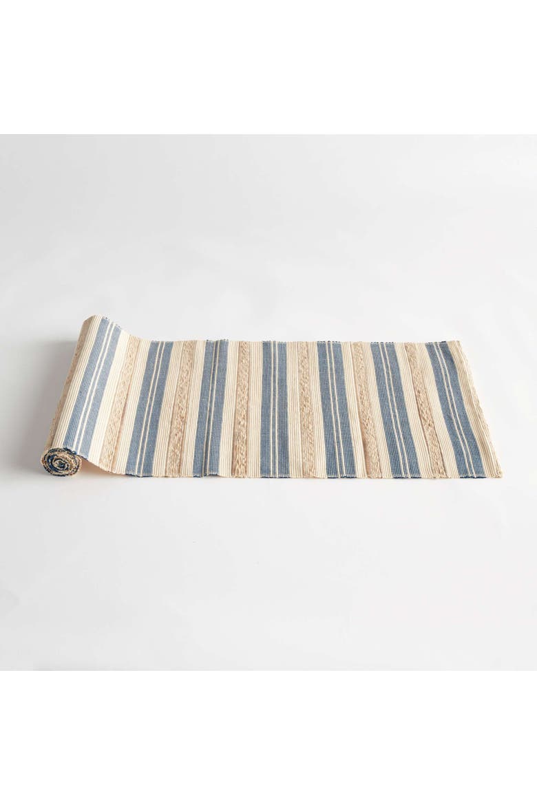 Barclay Butera Sycamore Canyon Striped Runner, Alternate, color, Blue