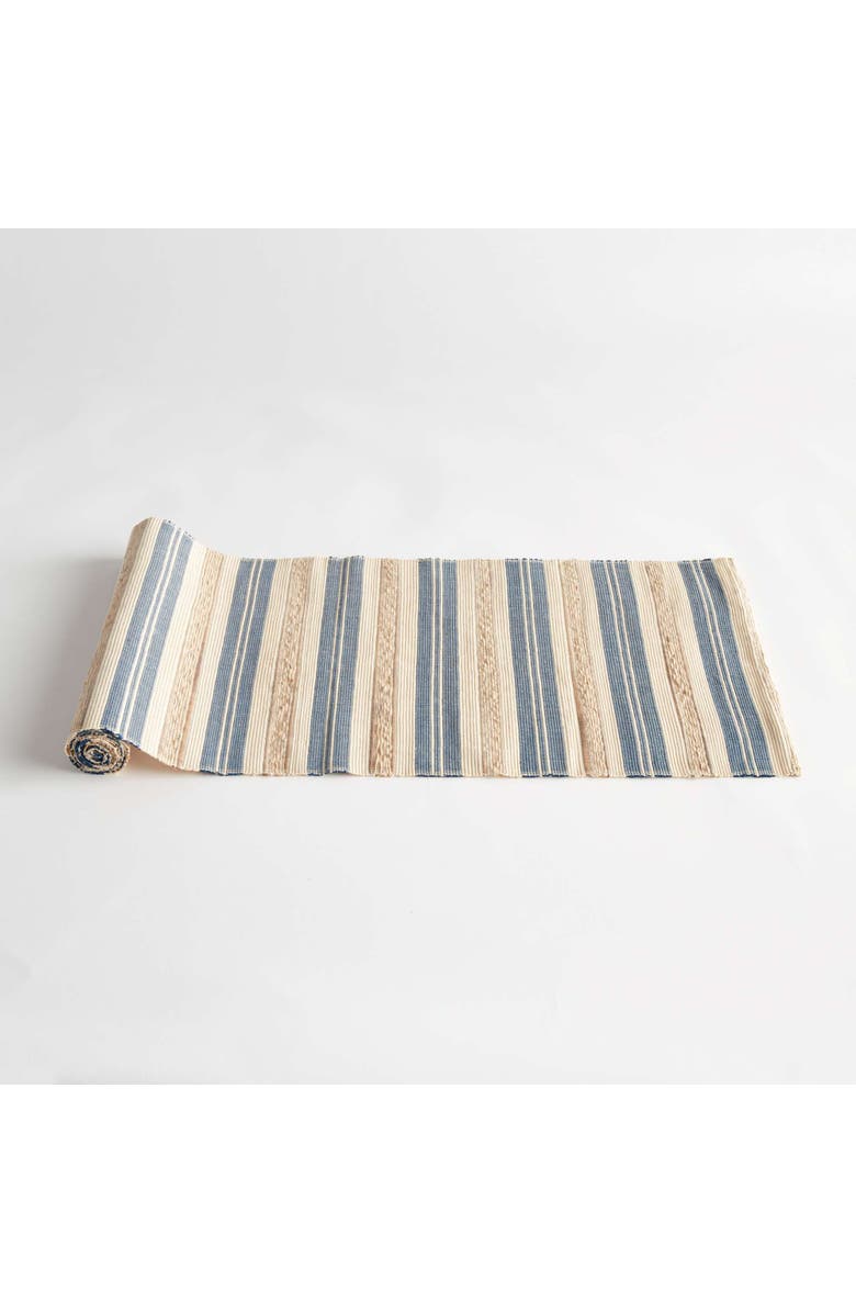 Napa Home & Garden Barclay Butera Sycamore Canyon Striped Runner, Alternate, color, Blue