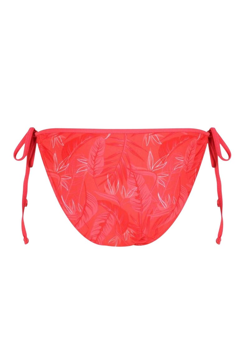 Aceana Leaves String Bikini Bottoms, Alternate, color, Red Sky