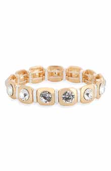 Crystal Accent Stretch Bracelet