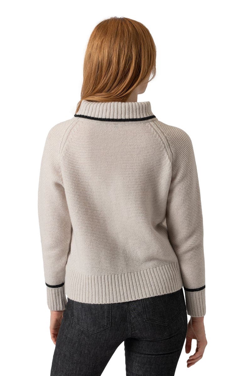 Saint + Sofia Bonham Leather Short, Alternate, color, Black