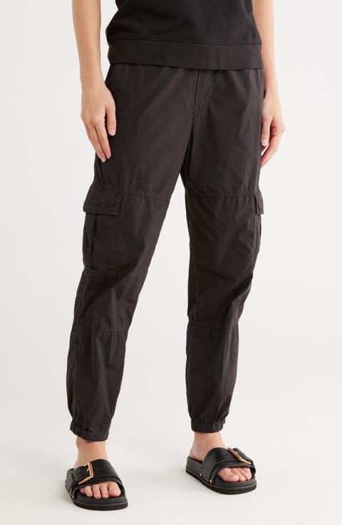 Stretch Poplin Cargo Pants