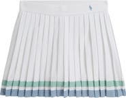Polo Ralph Lauren Kids' Stripe Detail Pleated Skort