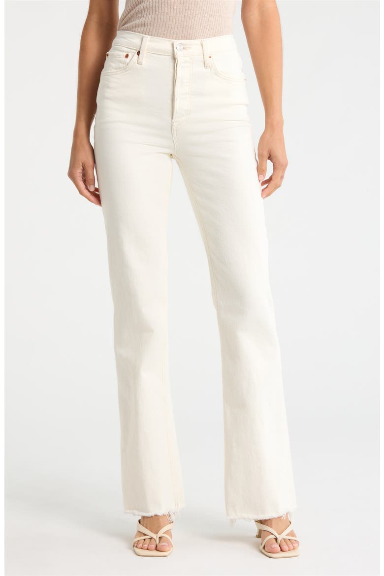 70s Bootcut Jeans, Main, color, CREAM