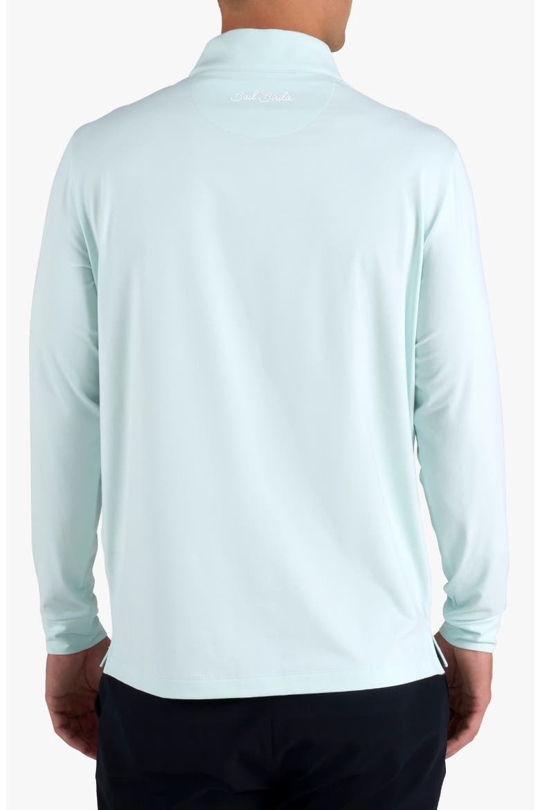 Velocity Performance Quarter Zip Pullover, Alternate, color, PALE BLUE