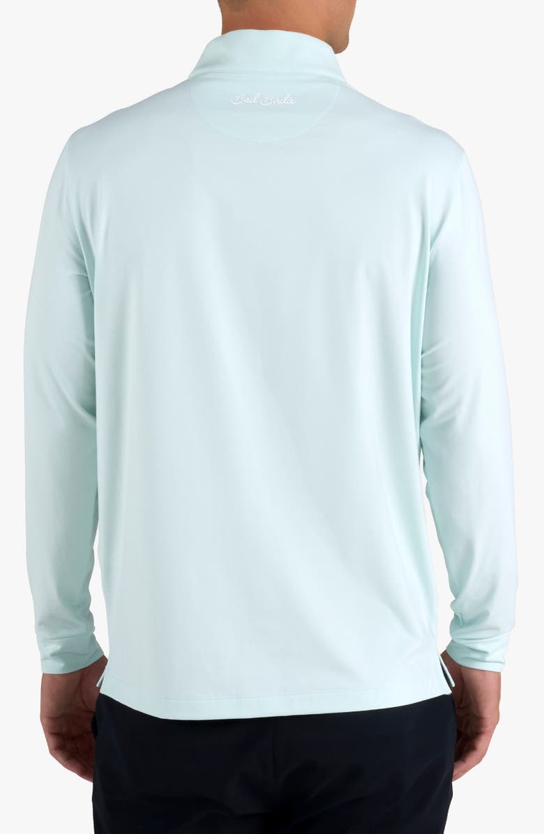 Bad Birdie Velocity Performance Quarter Zip Pullover, Alternate, color, Pale Blue