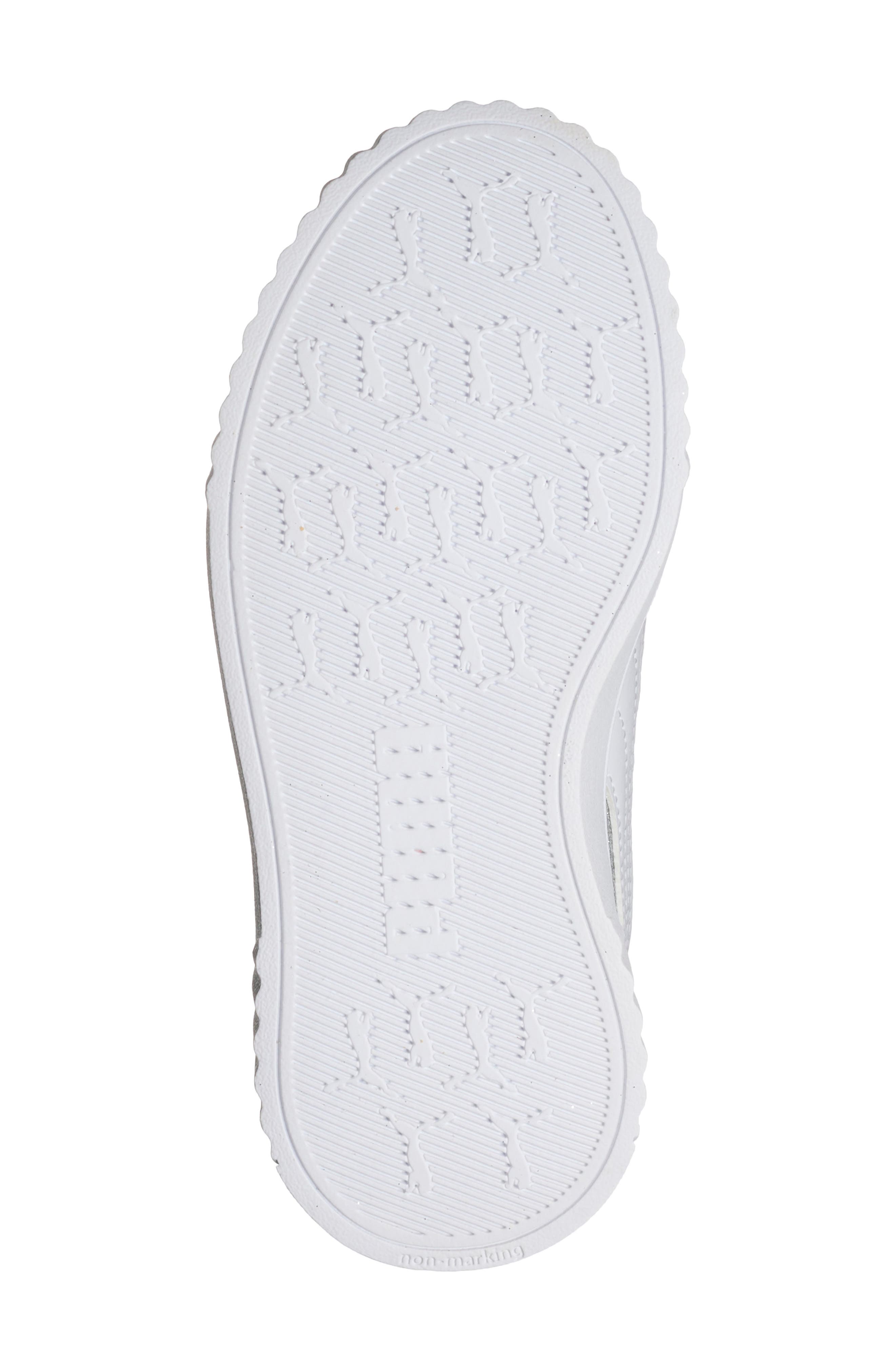 Kids' Carina 3.0 Glitz Sneaker, Alternate, color, PUMA SILVER/ PUMA WHITE