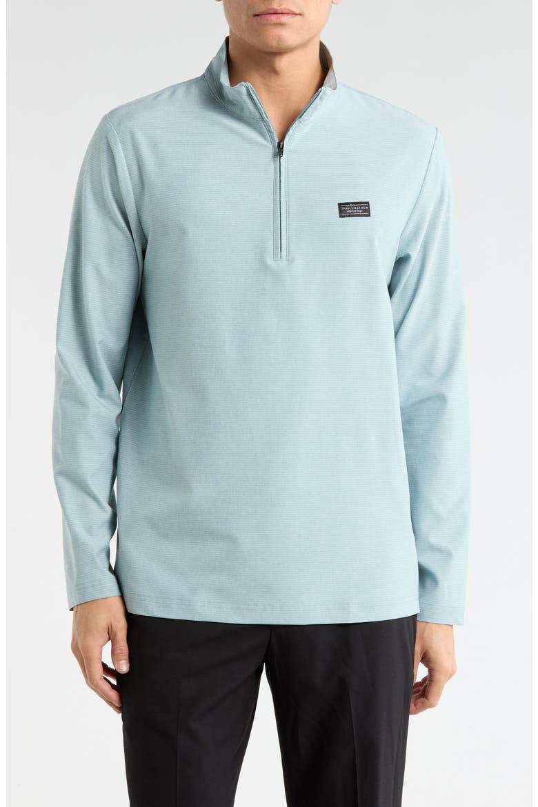 Flight Tracker Half Zip Pullover, Main, color, HEATHER ARONA