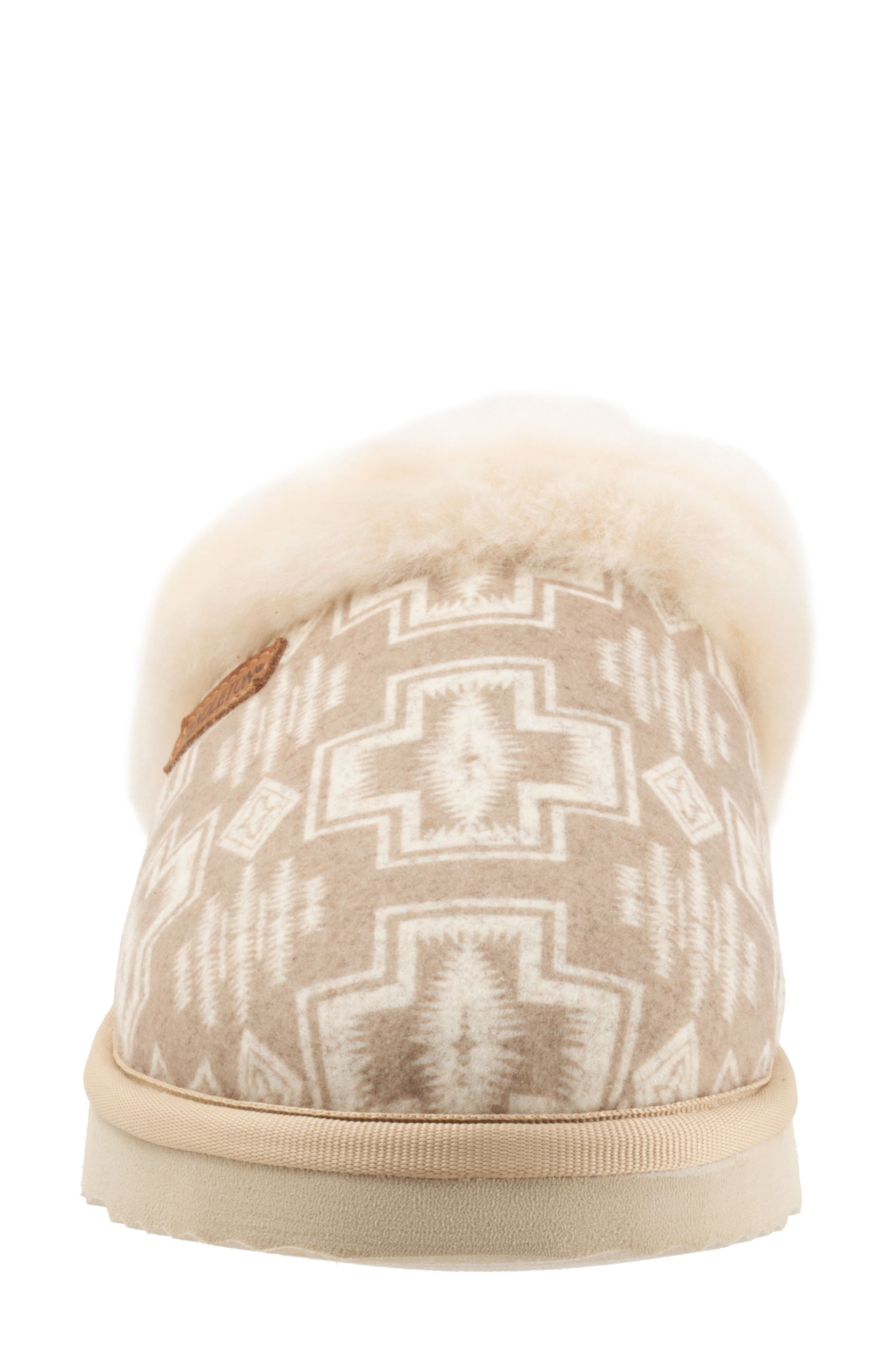 Pendleton Harding Genuine Shearling Lined Scuff Slipper, Alternate, color, 
