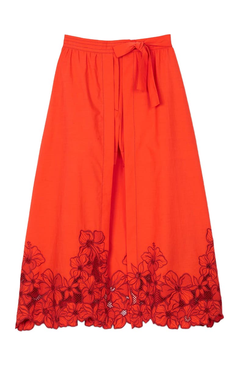 SANDRO Floral skort, Alternate, color, 